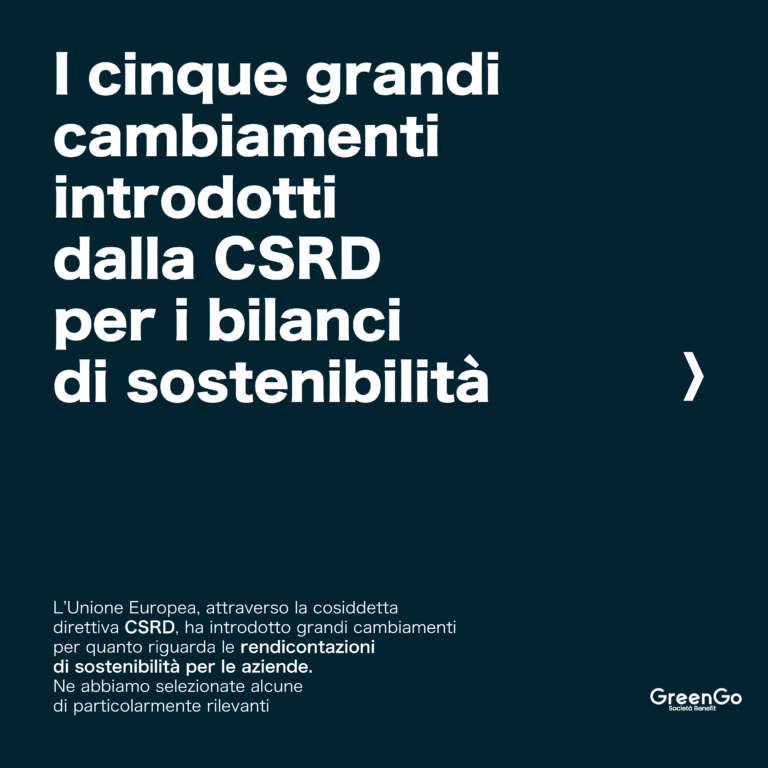 I cinque cambiamenti introdotti dalla CSRD per i bilanci di sostenibilità